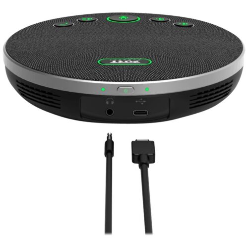 PORT DESIGNS USB Conference Speakerphone Conference Microphone + Speaker Suitable For Small & Medium Sized Rooms Up To 10 People