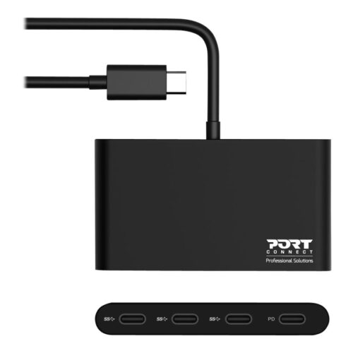PORT DESIGNS USB Hub Type-C 4Ports Type-C