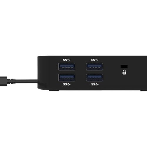 PORT DESIGNS USB Type C Travel Docking Station 2x4K Dual video display up to 4K 2x Display Port Charges laptops up to 85W
