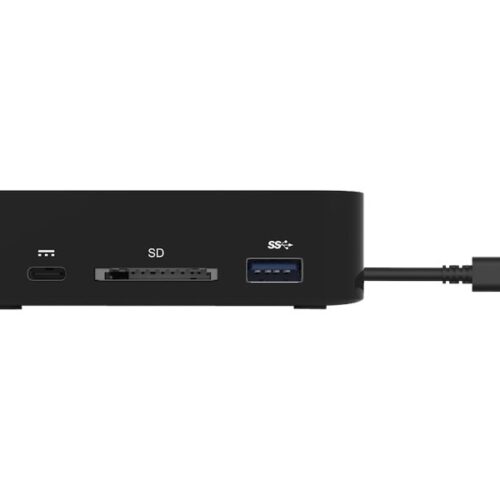 PORT DESIGNS USB Type C Travel Docking Station 2x4K Dual video display up to 4K 2x Display Port Charges laptops up to 85W