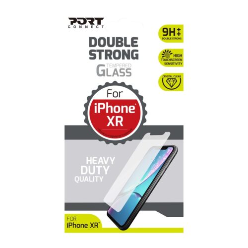 PORT DESIGNS Verre Trempé pour IPHONE XR Double Strong