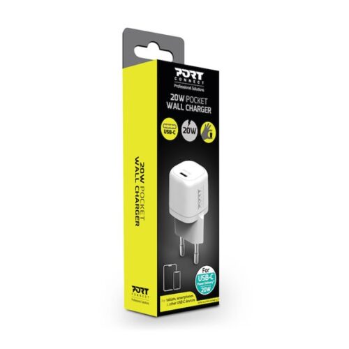 PORT DESIGNS Wall Charger Type-C Micro PD 20W EU BULK