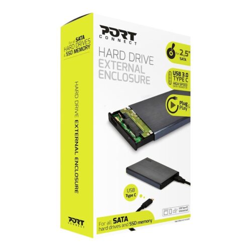 PORT HDD ENCLOSURE SATA TYPE C 2.5