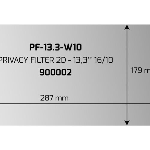 PORT Privacy Screen protector 2D for 13,3 pcs