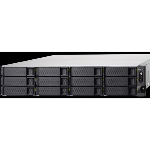 QNAP 12+6 Bay 2U NAS Intel Xeon D-1622 4cores/8threads 3.2GHz processor 32Go ECC DDR4 6×2.5p 12×3.5p SATA