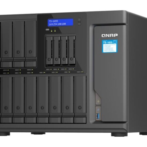 QNAP 16-Bay NAS Intel Atom C5125 8-core/8-thread 2.8GHz processor
