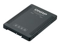 QNAP 2.5p SATA to dual M.2 2280 SATA drive adapter hardware RAID 0/1 JBOD Individual disk modes