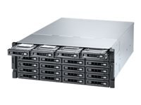 QNAP 24-Bay 4U Rackmount NAS Intel Xeon E-2236 6 cores/12 threads 3.4GHz processor 128Go ECC DDR4 24×2.5p/3.5p SATA