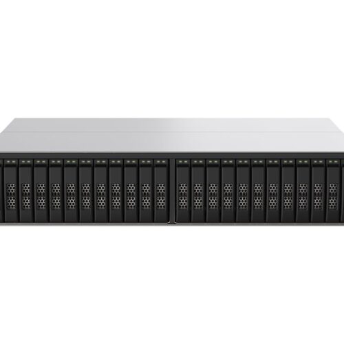 QNAP 24-Bay All-Flash NAS AMD EPYC 7302P 4xNVMe Gen3 256Go RDIMM ECCC DDR4 RAM 2×2.5GbE LAN 4x25Go