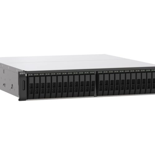 QNAP 24-Bay All-Flash NAS AMD EPYC 7302P 4xNVMe Gen3 256Go RDIMM ECCC DDR4 RAM 2×2.5GbE LAN 4x25Go