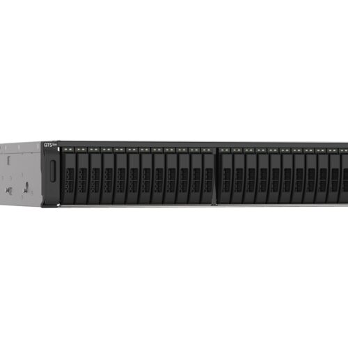 QNAP 24-Bay All-Flash NAS AMD EPYC 7302P 4xNVMe Gen3 256Go RDIMM ECCC DDR4 RAM 2×2.5GbE LAN 4x25Go