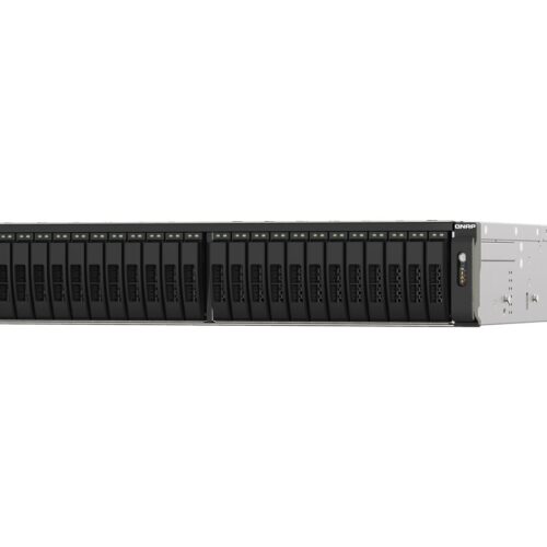 QNAP 24-Bay All-Flash NAS AMD EPYC 7302P 4xNVMe Gen3 256Go RDIMM ECCC DDR4 RAM 2×2.5GbE LAN 4x25Go