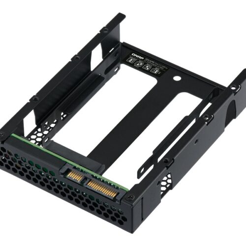 QNAP 3.5p SATA to dual 2.5p SATA drive adapter up to 9.5mm 2.5p drive height support HW RAID 0/1 JBOD Individual disk modes