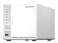 QNAP 3-Bay desktop NAS Intel Celeron N5105/N5095 quad-core 8Go onboard not expandable