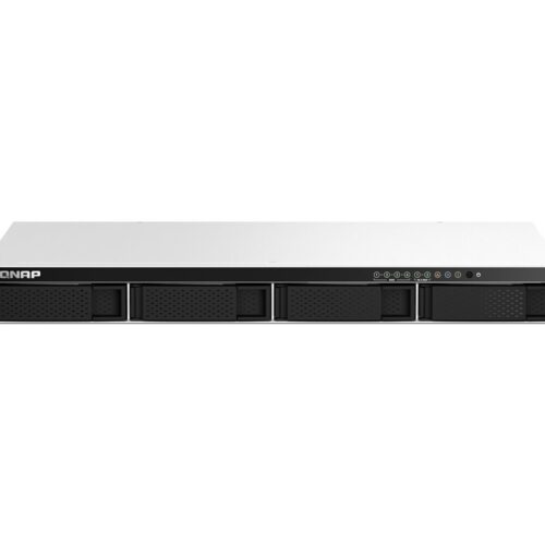 QNAP 4-bay short depth 12p rackmount NAS Intel Celeron N5105/N5095 quad-core