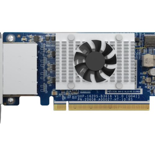 QNAP 4-port miniSAS HD Host Bus Adapter Broadcom Mercator SAS3616W PCIe 3.0×16 for TL SAS JBOD series