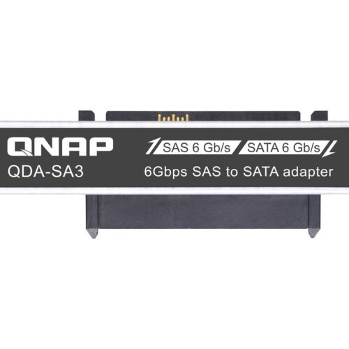 QNAP 6Gbps 2.5p SAS to SATA drive adapter in 2.5p drive form factor for dual controller servers