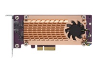 QNAP Dual M.2 22110/2280 PCIe SSD expansion card for TS-531P TS-531X TS-831X TS-1635 TS-x31XU TS-x53B TS-563 TVS-x63 TS-x63U x73