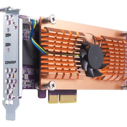 QNAP Dual M.2 22110/2280 SATA SSD expansion card for TS-531P TS-531X TS-831X TS-1635 TS-x31XU TS-x53B TS-563 TVS-x63 TS-x63U x73