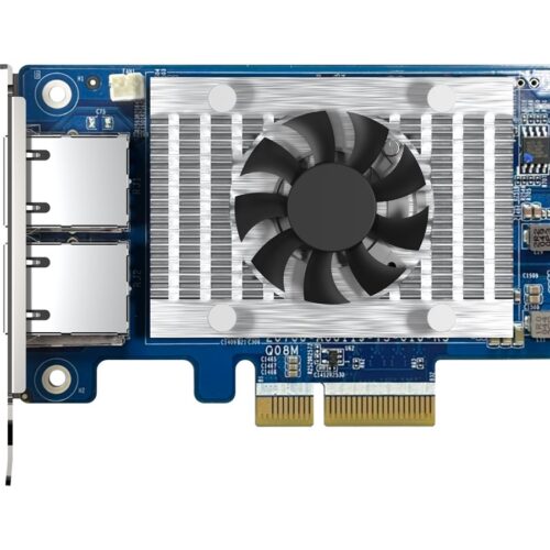 QNAP Dual-port 10GBASE-T 10GbE network expansion card Intel X710 PCIe Gen3x4