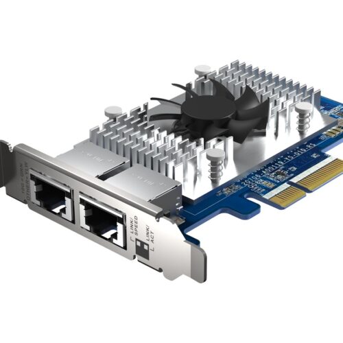 QNAP Dual-port 10GBASE-T 10GbE network expansion card Intel X710 PCIe Gen3x4
