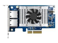 QNAP Dual-port 10GBASE-T 10GbE network expansion card Intel X710 PCIe Gen3x4
