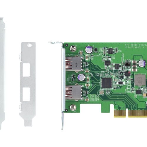 QNAP Dual-port USB3.2 Gen 2 PCIe expansion card