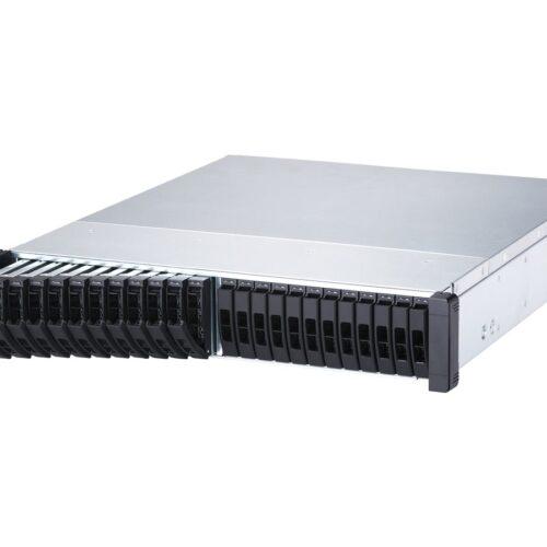 QNAP ES2486dc-2142IT-96G 24-Bay Enterprise ZFS NAS SAS 12G/6G Xeon D-2142IT 96Go RAM 7-LAN 4 SFP+ 3 RJ45 for Each Controller