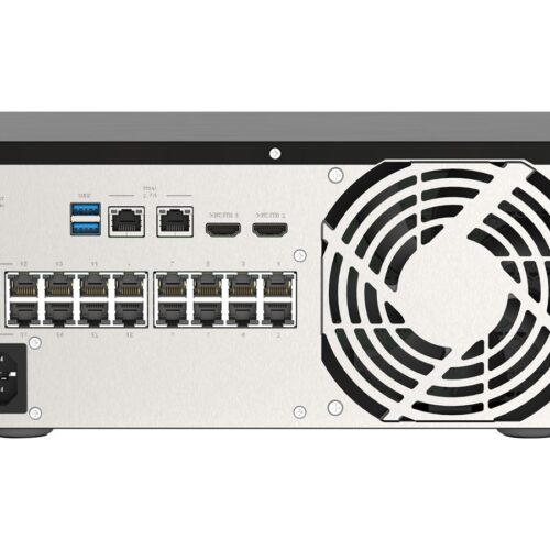 QNAP QGD-3014-16PT J4125 4×3.5p HDD 2xM.2 SATA SSD 2xUSB3.0 14 1GbE RJ45 PoE ports 2 1GbE SFP+/RJ45 combo PoE