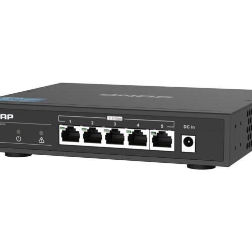 QNAP QSW-1105-5T 5 port 2.5Gbps auto negotiation 2.5G/1G/100M unmanaged switch