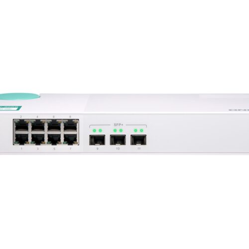 QNAP QSW-308S Eight 1GbE NBASE-T Ports Three 10GbE SFP+ Unmanage Switch