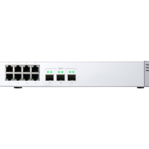 QNAP QSW-308S Eight 1GbE NBASE-T Ports Three 10GbE SFP+ Unmanage Switch