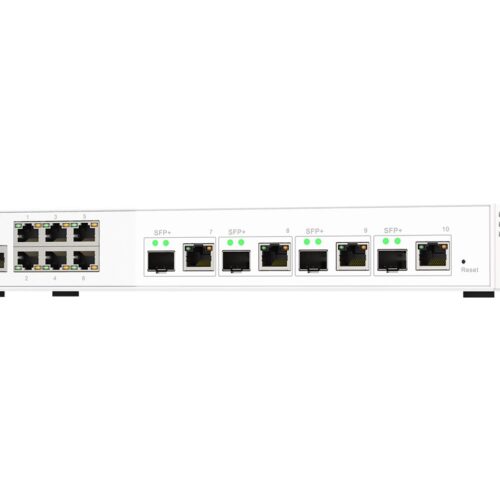 QNAP QSW-M2106-4C 6 port 2.5Gbps 4 port 10Gbps SFP+/ NBASE-T Combo web managed switch