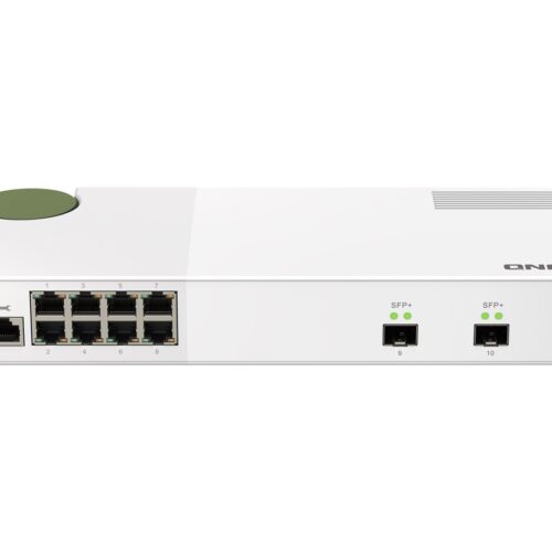 QNAP QSW-M2108-2S 8 port 2.5Gbps 2 port 10Gbps SFP+ web managed switch