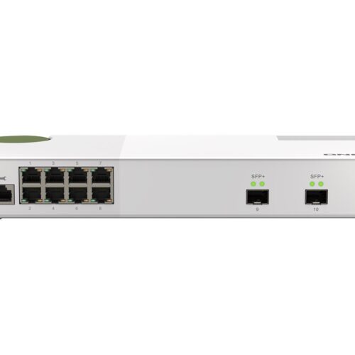 QNAP QSW-M2108-2S 8 port 2.5Gbps 2 port 10Gbps SFP+ web managed switch