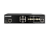 QNAP QSW-M3212R-8S4T Managed Switch 12 port of 10GbE port speed 8 port SFP+ 4 port 10gbE RJ45 half-rackmount design
