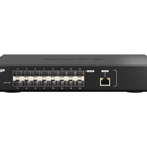 QNAP QSW-M5216-1T 4Go DDR3 1 ports 10GbE RJ45 16 ports 25GbE SFP28