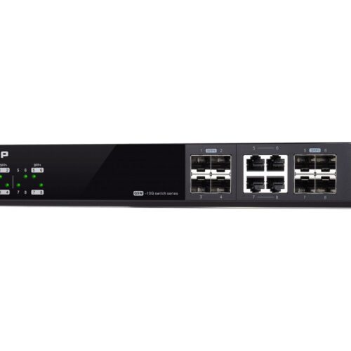 QNAP QSW-M804-4C Managed Switch 8 port of 10GbE port speed 4 port SFP+ 4 port SFP+/ NBASE-T