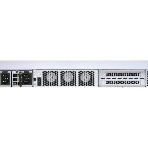QNAP QuCPE-7012-D2146NT-32G Intel Xeon D-2146NT 8×2.5GbE RJ45 ports and 4x10GbE SFP+ ports 1x network module 1x PCIe Gen3 x8