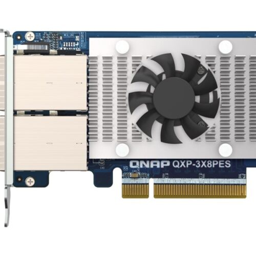 QNAP QXP-3X8PES 2 ports SFF-8644 1×2 Expansion card PCIe Gen3 x8 for QNAP PCIe JBOD series