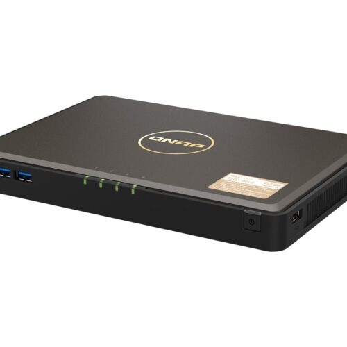 QNAP TBS-464-8G Intel Celeron N5105/N5095 quad-core 1.5GHz processor burst up to 2.9GHz 8Go DDR4 RAM