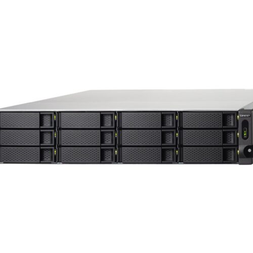 QNAP TL-R1200C-RP 12-bay 2U rackmount USB-C 3.1 Gen2 10Gbps JBOD expansion unit