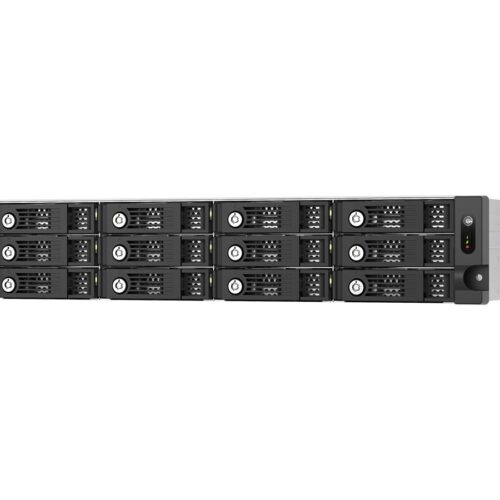 QNAP TL-R1200PES-RP 12-bay 2U rackmount PCIe interface SATA JBOD expansion enclosure 2.5/3.5p
