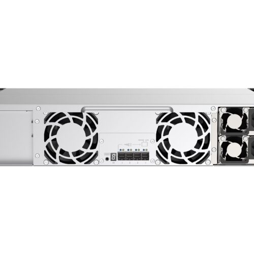 QNAP TL-R1220SEP-RP 12-bay 2U rackmount SAS 12Gbps JBOD expansion enclosure with SAS expander 12Gbps & SAS/SATA 6Gbps drives