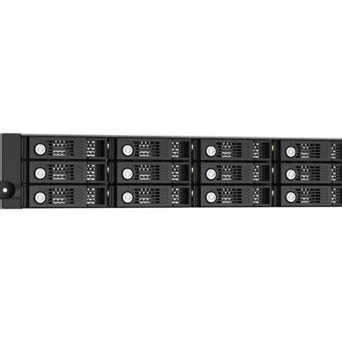QNAP TL-R1220SEP-RP 12-bay 2U rackmount SAS 12Gbps JBOD expansion enclosure with SAS expander 12Gbps & SAS/SATA 6Gbps drives