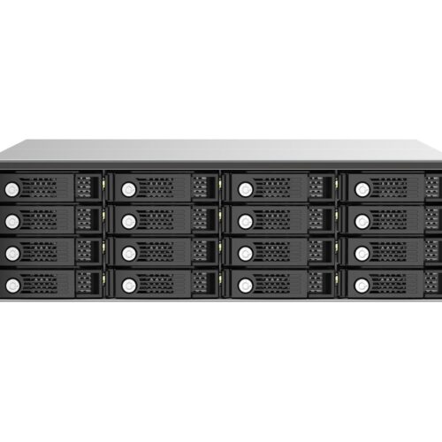 QNAP TL-R1620SEP-RP 16-bay 3U rackmount SAS 12Gbps JBOD expansion enclosure with SAS expander 12Gbps & SAS/SATA 6Gbps drives