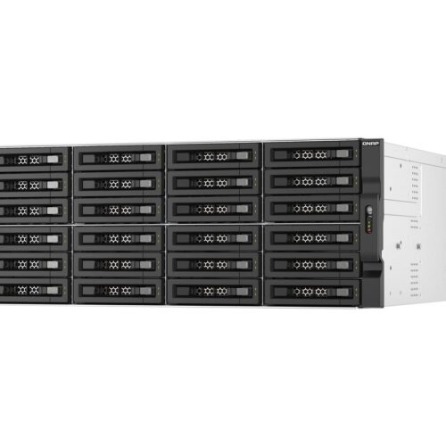 QNAP TL-R2400PES-RP 24-bay 4U rackmount PCIe interface SATA JBOD expansion enclosure 2.5/3.5p