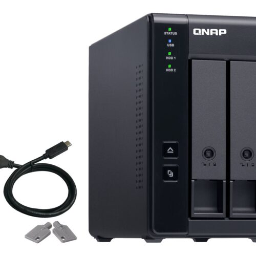 QNAP TR-002 2 Bay USB Type-C Direct Attached Storage with Hardware RAID