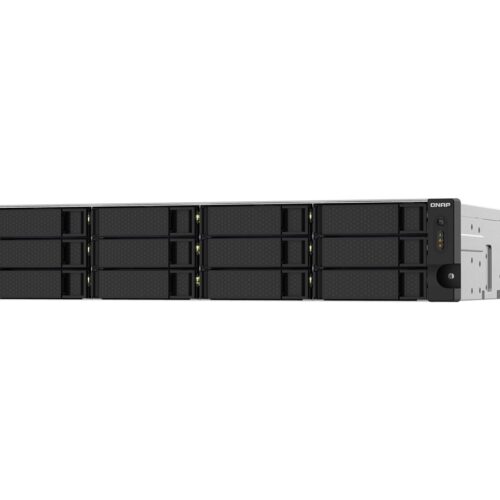 QNAP TS-1232PXU-RP-4G 12-Bay rackmount NAS AL324 4Go DDR4 UDIMM RAM SATA 6Gb/s 2x 10GbE SFP+ 2x 2.5GbE 1x PCIe Gen2 x2 slot 250W