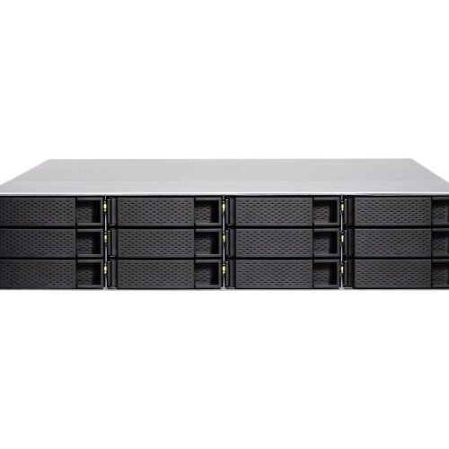 QNAP TS-1283XU-RP-E2124-8G 12-Bay NAS E-2124 8Go DDR4 12×2.5p/3.5p SATA HDD/SSD 4 GigaLan 2x10GbE SFP